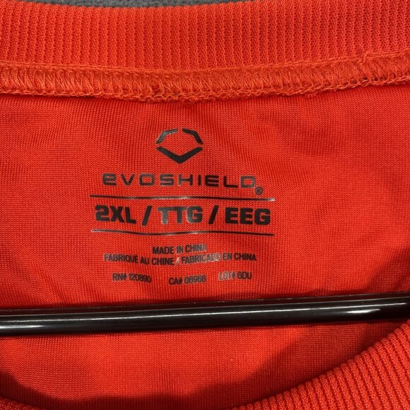 Evoshield Red TD Logo Long Sleeve Mens Pullover Sweatshirt 2XL Polyester/Spandex - Picture 5 of 11